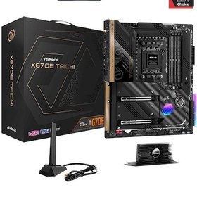 Resim Asrock Taichi AMD X670E 6600 MHz DDR5 AM5 Extended ATX Anakart 