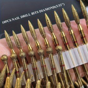 Resim 10 Adet Tırnak Taşlama Başlıkları, Profesyonel Manikür,Salon Temel Ürünleri,İnce Taneli Başlıklar,Narin Şekillendirme,Dayanıklı Aşınma Malzemesi,Manikür Törpüleri,Tırnak Törpüsü Uçları,Güzellik Profesyonelleri,Kendin Yap Manikür 