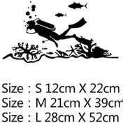 Resim N455-boyut L-6-gri-moda Mızrak Balıkçılık Dalış Zıpkın lar Ussr Eğlenceli Vinil Araba-şekillendirici Araba Etiket Çı 