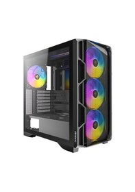 Resim Antec Ax1000 Argb 750w 80+ Bronze 4xargb Fan Atx Siyah Mid Tower Akak0ant0020 