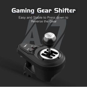 Resim pxn V10 Oyun Direksiyon Seti Yarış Direksiyonu Ayarlanabilir 6+1 Vites PC PS4 Xbox One 