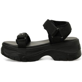 Resim Butigo 26s-304 6fx Siyah Kadın Spor Sandalet 000000000102688899 Siyah 