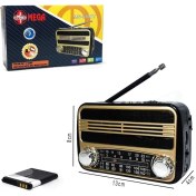 Resim MEGA Şarjlı Nostaljik Radyo MG-310BT 