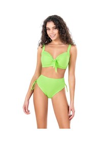 Resim Endeep Kadın Fiyonk Detaylı Yeşil Büyük Beden Bikini Takımı-yeşil 