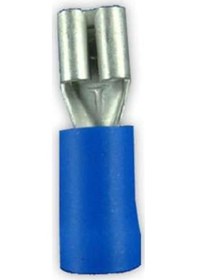 Resim Kablo Ucu İzoleli Dişi Mini Mavi 1,5X2,5 / 4,75mm 25 Adet 