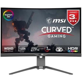 Resim MSI 27" Rapıd Va Mag 27c6g 0.5ms 180hz Hdmı-dp Kavıslı Gamıng Monitör 