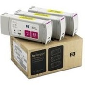 Resim HP 81 C5068a 3lü Paket Kırmızı Plotter Kartuşu-designjet 5000/5500 