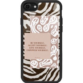 Resim Spoyi Iphone 7 - 8 Emoji Zebra Tasarımlı Glossy Telefon Kılıfı 