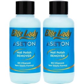 Resim Elite Lady Ekstra Güçlü Oje Çıkarıcı Aseton 2 x 125 ML 