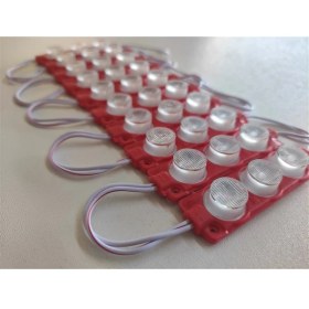 Resim Replax Camlı Parmak LED Lamba Kırmızı 12 Volt Su Geçirmez 10,lu 3m Bantlı Kesilebilir BR0409930 