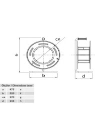 Resim Bemis Metal Gri Kablo Makarası (Kulaklı Kapaklı) 