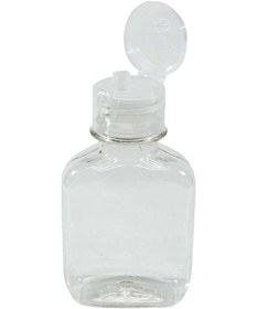 Resim 50 Adet Boş Flip Top Kapaklı Kolonya - Dezenfektan Şişesi 110 Ml 