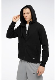 Resim Reebok Actıv Coll Dreamblend Fz Siyah Erkek Eşofman Üstü Siyah 