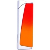 Resim Parmida Turuncu-Kırmızı Geçişli Şık Jet Alevli Metal Çakmak - PCM0672 