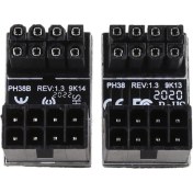 Resim Alfais 4975 Ekran Kartı 8 Pin Atx 90 180 Dirsek Psu Çevirici Adaptör L Güç Kablo Dönüştürücü 