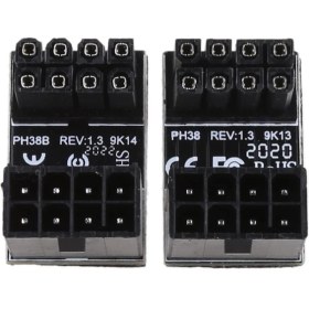 Resim Alfais 4975 Ekran Kartı 8 Pin Atx 90 180 Dirsek Psu Çevirici Adaptör L Güç Kablo Dönüştürücü 