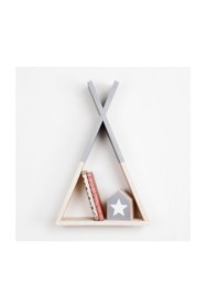 Resim Jaju Baby Çadır Tepe Gri Raf / Çocuk Odası Aksesuar 