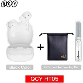 Resim Qcy Ht05 Anc Kablosuz Kulaklık 40db Gürültü Bluetooth 5.2 Kulaklık 6 Mic Enc Hd White With Pouch Pen Meksika 