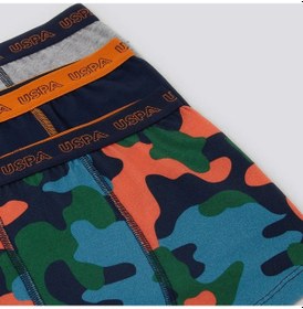 Resim U.s. Polo Erkek Çocuk Boxer 3'lü Takım 1373 Navy Navy İndigo 