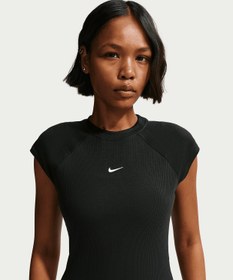 Resim Nike Sportswear Chill Knit Tight Short-Sleeve Ribbed Top 