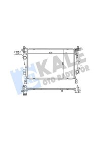 Resim Kale 362670 - Su Radyatörü Fıat 500x-jeep Renegade 1.4 1.3/1.6mt 