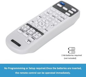 Resim 217702300 Universal Projektör Uzaktan Kumanda Epson EB-2250U EB-2040 EB-2055 EB-2065 EB-2140W EB-2155W EB-2165W EB-2245U EB-2255U EB-2265U EB-X500KG için B-X550KG Projektörler 