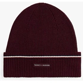 Resim Tommy Hilfiger Erkek Bordo Bere 