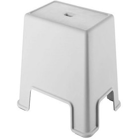Resim Geseus Banyo Taburesi Büyük Boy Çok Amaçlı Tabure Açık Gri-481 