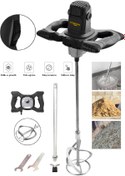 Resim CRAFTERTOOLS Germany Bakır Sargı 6 Kademe Devir Ayarlı Elektirikli Alçı Boya Ve Harç Karıştırıcı Mikser 