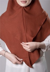 Resim Hürrem Bone Taba Pratik Hazır Geçmeli Tesettür Eşarp Pamuk Caz Kumaş Çift Katlı Çapraz Hijab 2304 33 