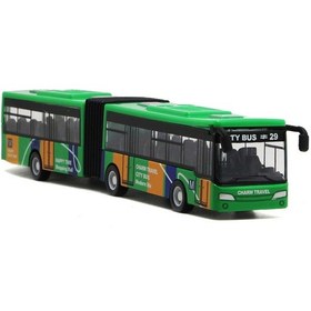 Resim Yaleker Yeşil Mini Otobüs Oyuncak: Çelik Malzeme, Çift Birleşimli, Uzun Boy, Geri Tepme Mekanizması - Çocuklar İçin Egzersiz Ve Eğlence 4-6 Yaş Yeşil 