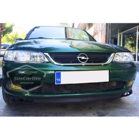 Resim Opel Vectra B 1995-2002 Uyumlu Üniversal Laguna Lip Esnek Ön Lip 2 Parça Tampon Altı Dil Karlık Ön Ek 00 Şüscaroto Aksesuar 