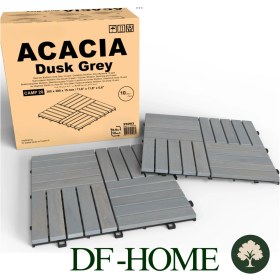 Resim Df Home Ahşap Yer Karosu Renk Gri 30X30 (10 Adet=0.9m2) 
