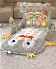 Resim Çok Fonksiyonlu Bebek Oyun Halısı Yürüme Destekli Konforlu Mat 