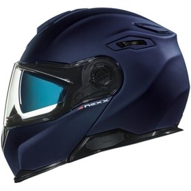 Resim X.vılıtur Mat Mavi Kask 