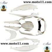Resim Newlight 125 Beyaz Grenaj Kaporta Seti Moto11 