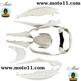 Resim Newlight 125 Beyaz Grenaj Kaporta Seti Moto11 