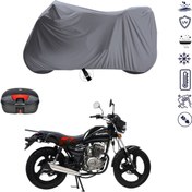 Resim Mondial 150 Mr Vulture Arka Çanta Uyumlu Motosiklet Branda Su Geçirmez Motor Branda 