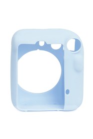 Resim Fujifilm Instax mini 12 Mavi Fotoğraf Makinesi-10'lu Film-Kıskaçlı Resim Standı ve Silikon Kılıf Seti 