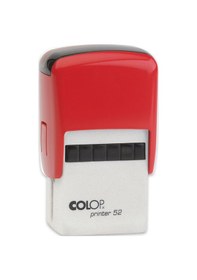 Resim Colop Prınter 52 Kırmızı Kasa Siyah Keçe - 20 x 30 MM 