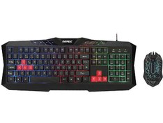 Resim EVEREST KMX-88 SİYAH USB GÖKKUŞAĞI ZEMİN AYDINLATMALI Q MULTİMEDİA OYUNCU KLAVYE + MOUSE SET 