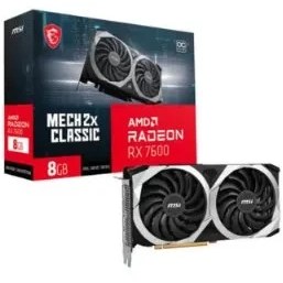 Resim MSI RX 7600 Mech 2X Classic 8G OC 128 Bit GDDR6 8 GB Ekran Kartı Outlet 