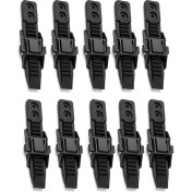 Resim Ipoearthu 10 Adet Yedek Geri Çekilebilir Toka Paten Kayak Spor Ayakkabı Kayışı Kayar Toka Kask Kapağı Araba Hızlı Çıkarma Tokası (Yurt Dışından) 