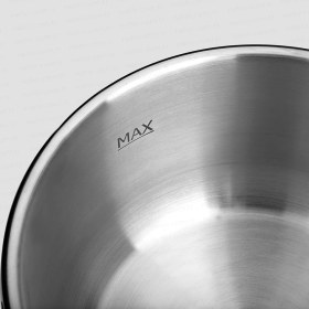 Resim Nehir Silver Matik Paslanmaz Çelik 5 Litre Düdüklü Tencere 