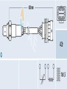 Resim Fae 77156 Oksilen Sensoru X10xe X12xe Corsa B 855341 (WE115919) 