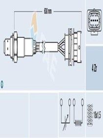 Resim Fae 77156 Oksilen Sensoru X10xe X12xe Corsa B 855341 (WE115919) 