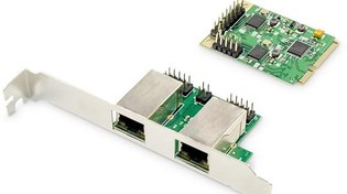 Resim Assmann DN-10134 Digitus 2 Port Gigabit Ethernet Mini Pcı Express Kart 