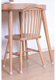 Resim 12 Adet Silikon Masa Sandalye Koruyucu, Masa Sandalye Kaydırmaz, Zemin Koruyucu Silikon Pabuç Beyaz 