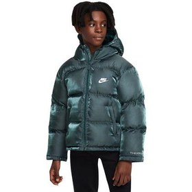Resim Nike K Nsw Tf Hgh Synfl Jkt Ult Mat Çocuk Mont Yeşil 