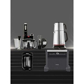 Resim Homend Premium Serisi Siyah Elektronik Çeyiz Seti 